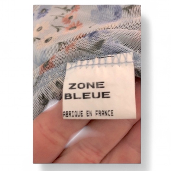 Romantic French Couture Floral Dress
•ZONE BLEUE• - Picture 4 of 5